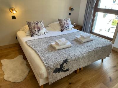 Urlaub in den Bergen 3-Zimmer-Appartment für 4 Personen (ALPAGA) - Résidence Blanc Mont-Blanc - Chamonix - Schlafzimmer