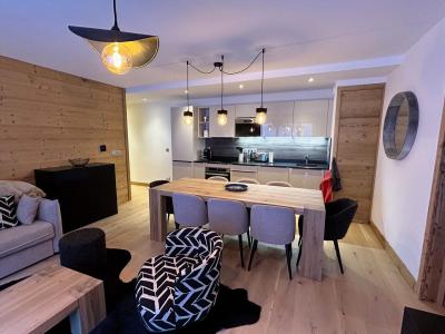 Urlaub in den Bergen 4-Zimmer-Appartment für 6 Personen (CHOUETTE) - Résidence Blanc Mont-Blanc - Chamonix - Wohnzimmer