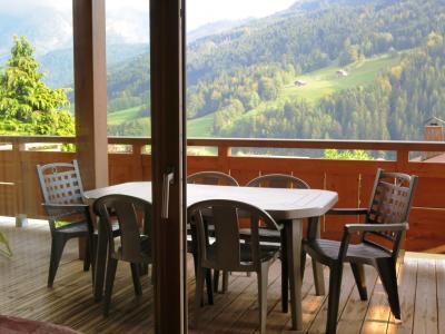 Urlaub in den Bergen 2-Zimmer-Appartment für 5 Personen (1) - Résidence Boiseraie - Le Grand Bornand - Balkon