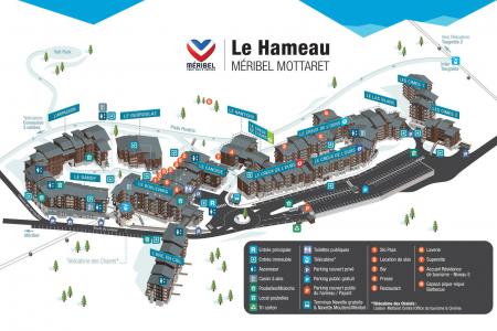 Vacances en montagne Résidence Boulevard - Méribel-Mottaret - Plan