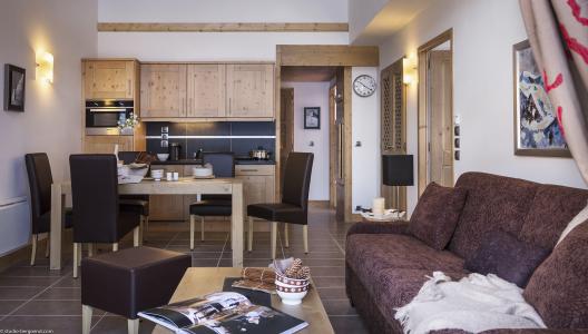 Urlaub in den Bergen Résidence Boutique Léana - Les Carroz - Wohnzimmer