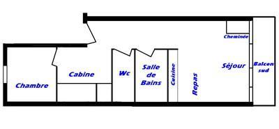 Каникулы в горах Апартаменты 2 комнат 6 чел. (033) - Résidence Breithorn - Les Saisies - квартира