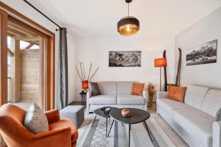 Holiday in mountain resort 4 room duplex apartment 8 people (Le Cocon) - Résidence Caeli - Serre Chevalier - Living room