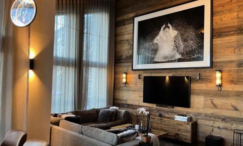 Rent in ski resort 4 room chalet 10 people (150m²) - Résidence Canyon Lodge - Courchevel - Summer outside