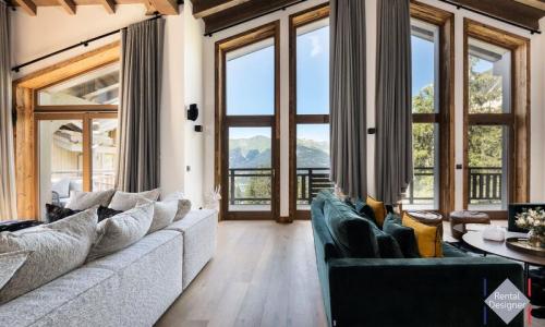 Rent in ski resort 8 room chalet 12 people (393m²) - Résidence Canyon Lodge - Courchevel - Summer outside