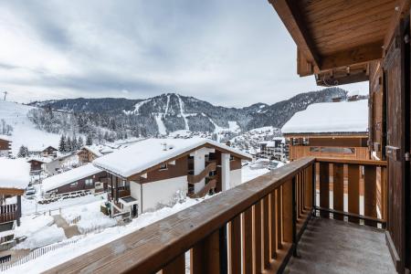 Urlaub in den Bergen 2-Zimmer-Appartment für 4 Personen (CAPU03) - Résidence Capucines - La Clusaz - Balkon