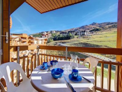 Vacances en montagne Appartement 2 pièces coin montagne 5 personnes (37) - Résidence Carlines II - Les Menuires - Balcon