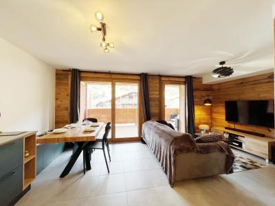 Urlaub in den Bergen 2-Zimmer-Holzhütte für 4 Personen - Résidence Carmine Lodge - Les Gets - Wohnzimmer