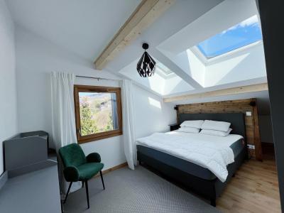 Holiday in mountain resort 3 room duplex apartment 6 people - Résidence Carmine Lodge - Les Gets - Bedroom