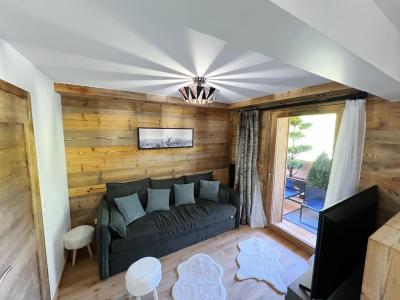 Holiday in mountain resort 3 room duplex apartment 6 people - Résidence Carmine Lodge - Les Gets - Living room