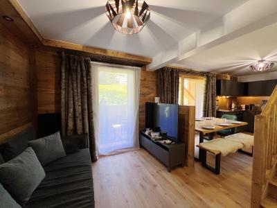 Urlaub in den Bergen 3 Zimmer Maisonettewohnung für 6 Personen - Résidence Carmine Lodge - Les Gets - Wohnzimmer