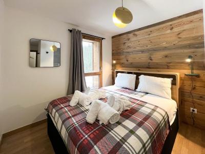 Holiday in mountain resort 5 room duplex apartment 8 people - Résidence Carmine Lodge - Les Gets - Bedroom