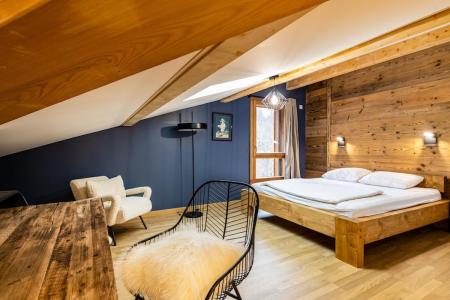 Holiday in mountain resort 5 room duplex apartment 8 people - Résidence Carmine Lodge - Les Gets - Bedroom