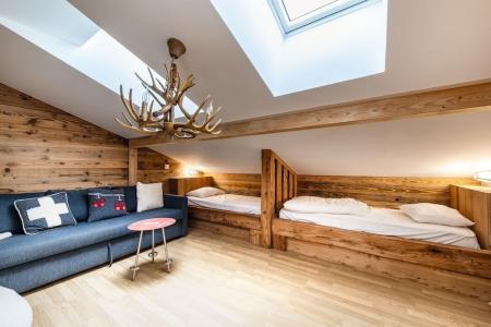 Urlaub in den Bergen 5 Zimmer Maisonettewohnung für 8 Personen - Résidence Carmine Lodge - Les Gets - Offener Schlafbereich