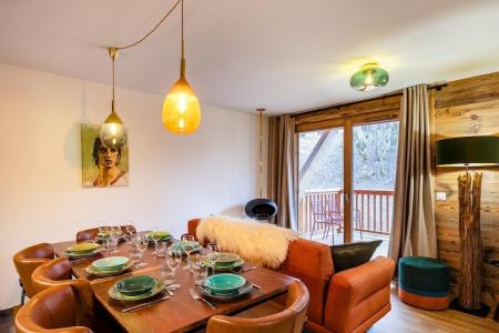 Urlaub in den Bergen 5 Zimmer Maisonettewohnung für 8 Personen - Résidence Carmine Lodge - Les Gets - Wohnzimmer