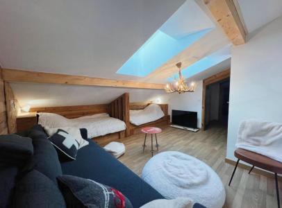 Urlaub in den Bergen 5 Zimmer Maisonettewohnung für 8 Personen - Résidence Carmine Lodge - Les Gets - Wohnzimmer