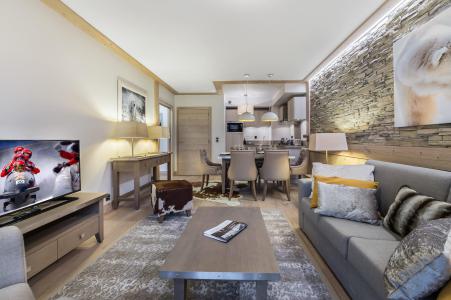 Каникулы в горах Апартаменты 3 комнат 6 чел. (246) - Résidence Carré Blanc - Courchevel - Салон