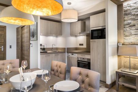 Urlaub in den Bergen 3-Zimmer-Appartment für 4 Personen (371) - Résidence Carré Blanc - Courchevel - Küche