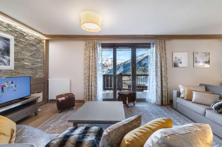 Urlaub in den Bergen 4-Zimmer-Appartment für 8 Personen (131) - Résidence Carré Blanc - Courchevel - Wohnzimmer