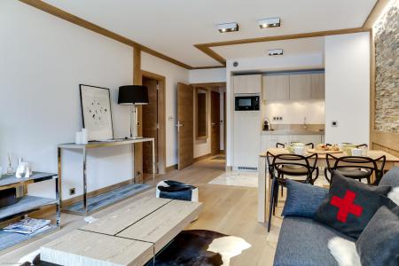 Vakantie in de bergen Appartement 3 kamers 6 personen (243) - Résidence Carré Blanc - Courchevel - Woonkamer
