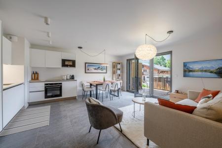 Urlaub in den Bergen 3-Zimmer-Appartment für 4 Personen - Résidence Castorettes - Chamonix - Wohnzimmer