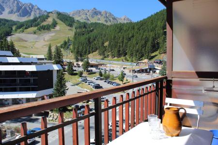 Holiday in mountain resort Studio sleeping corner 4 people (086) - Résidence Centre Vars - Vars - Balcony