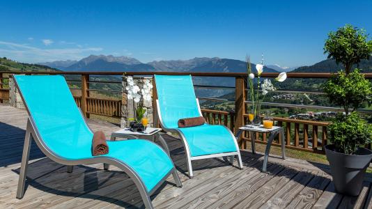 Urlaub in den Bergen Résidence CGH Boutique La Grange Aux Fées - Valmorel - Draußen im Sommer