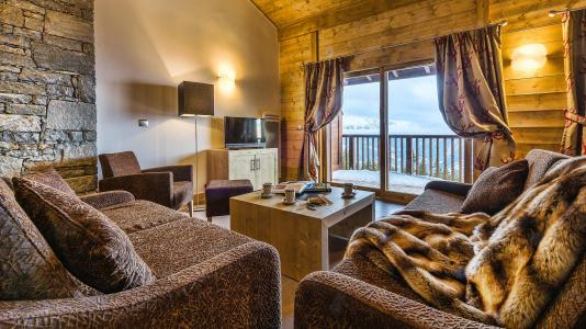 Vakantie in de bergen Résidence CGH Le Chalet les Marmottons - La Rosière - Woonkamer