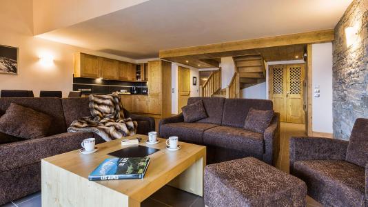 Vakantie in de bergen Résidence CGH Le Chalet les Marmottons - La Rosière - Woonkamer