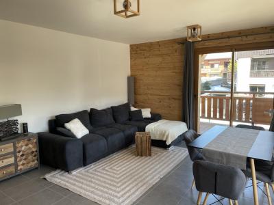 Vakantie in de bergen Appartement 3 kamers 6 personen - Résidence Chalet d'Inès - Les Gets - Woonkamer