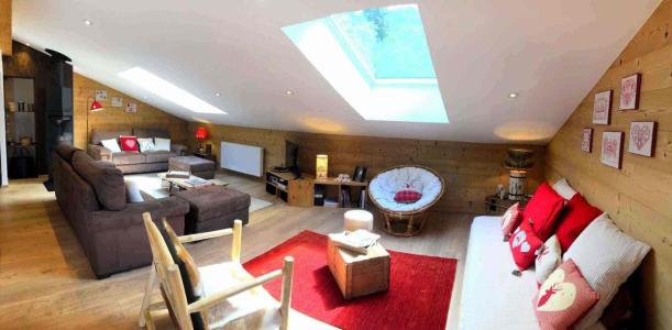 Vakantie in de bergen Appartement 5 kamers 10 personen - Résidence Chalet des Freinets - Châtel - Woonkamer