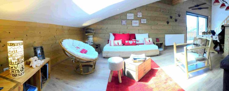 Vakantie in de bergen Appartement 5 kamers 10 personen - Résidence Chalet des Freinets - Châtel - Woonkamer