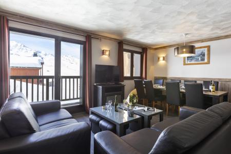 Holiday in mountain resort 5 room duplex apartment 8 people - Résidence Chalet des Neiges Hermine - Val Thorens - Bench seat