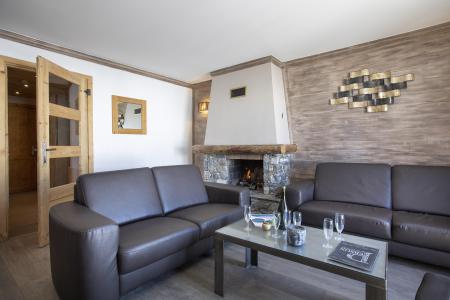 Urlaub in den Bergen 5 Zimmer Maisonettewohnung für 8 Personen - Résidence Chalet des Neiges Hermine - Val Thorens - Couchtisch