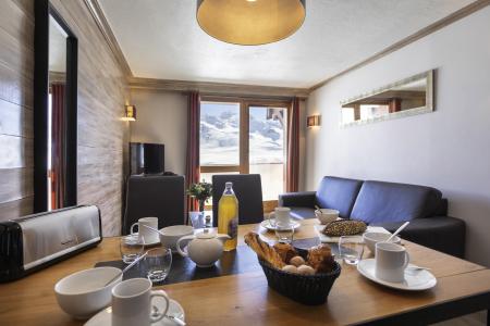Vacanze in montagna Appartamento 3 stanze per 4 persone - Résidence Chalet des Neiges Hermine - Val Thorens - Cucina aperta