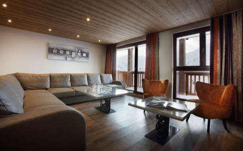Holiday in mountain resort Résidence Chalet des Neiges la Source des Arcs - Les Arcs - Living room