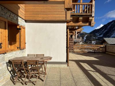 Urlaub in den Bergen 3-Zimmer-Appartment für 5 Personen (PA1001) - Résidence Chalet du Bois du Suffin K10 - Montgenèvre - Terrasse