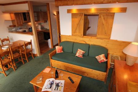 Urlaub in den Bergen 3-Zimmer-Appartment für 6 Personen (12) - Résidence Chalet le Cristallo - Val Thorens - Wohnzimmer