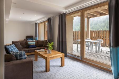 Holiday in mountain resort 4 room duplex apartment 10 people (Montchavin) - Résidence Chalet Les Amis - Peisey-Vallandry - Living room