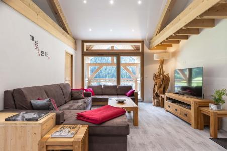 Holiday in mountain resort 5 room duplex apartment 14 people (Nancroix) - Résidence Chalet Les Amis - Peisey-Vallandry - Living room