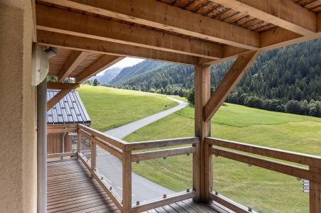 Urlaub in den Bergen 5 Zimmer Maisonettewohnung für 14 Personen (Nancroix) - Résidence Chalet Les Amis - Peisey-Vallandry - Balkon