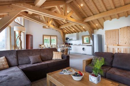 Каникулы в горах Апартаменты триплекс 7 комнат 12-14  чел. (Aiguille rouge) - Résidence Chalet Les Amis - Peisey-Vallandry - Салон