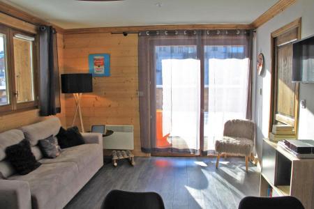 Urlaub in den Bergen 3-Zimmer-Holzhütte für 6 Personen - Résidence Chalune - Les Gets - Wohnzimmer