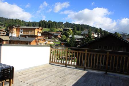 Vacaciones en montaña Apartamento dúplex 4 piezas 8 personas - Résidence Chalune - Les Gets - Balcón