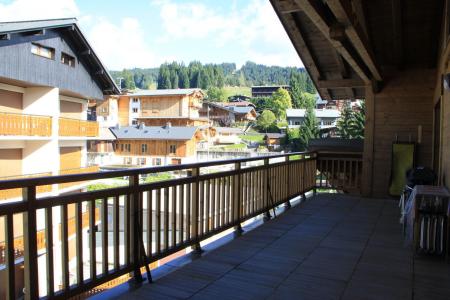 Vacances en montagne Appartement duplex 4 pièces 8 personnes - Résidence Chalune - Les Gets - Balcon