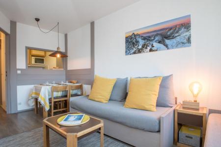 Vakantie in de bergen Appartement 2 kamers 4 personen (CROCUS) - Résidence Chamois Blanc - Chamonix - Woonkamer
