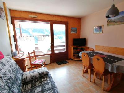 Vakantie in de bergen Studio bergnis 4 personen (280-12) - Résidence Champel A - Le Grand Bornand - Woonkamer