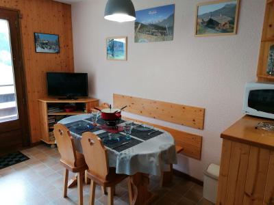 Vakantie in de bergen Studio bergnis 4 personen (280-12) - Résidence Champel A - Le Grand Bornand - Woonkamer