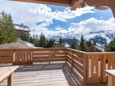 Vacances en montagne Appartement duplex 5 pièces 8 personnes (A) - Résidence Chanteclair - Méribel - Terrasse