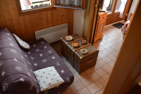 Holiday in mountain resort 2 room mezzanine apartment 6 people - Résidence Chantemerle - Les Gets - Living room